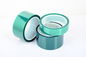Màu xanh lá cây duy nhất PET Silicone Tape 0.06mm 180 C bảo vệ mặt nạ chịu nhiệt