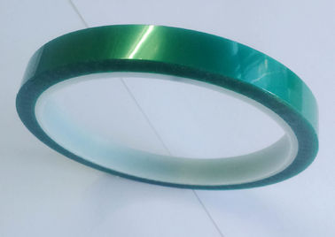 Băng keo polyester màu xanh lục đậm ISO9001 85um với keo silicone phủ